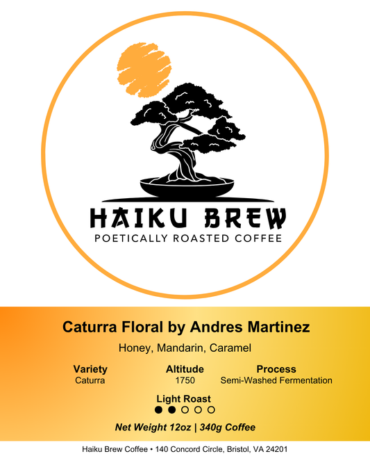 Caturra Floral by Andres Martinez - Haiku Brew