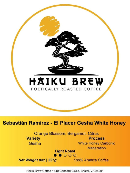 Sebastián Ramírez - El Placer Gesha White Honey image 1