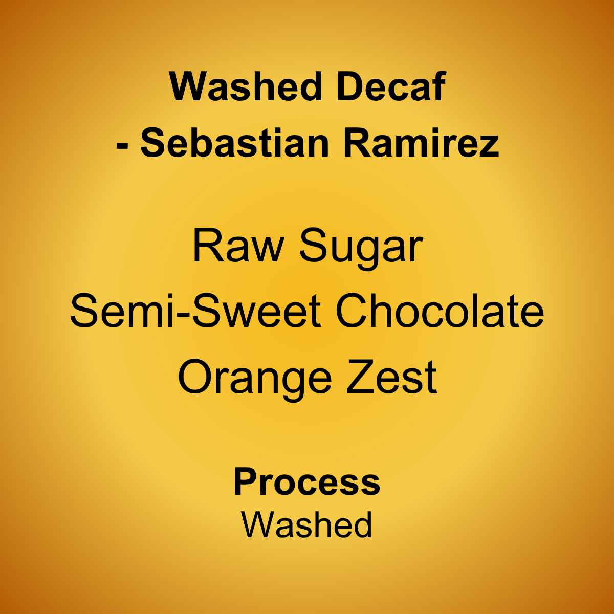Washed Decaf by Sebastian Ramirez