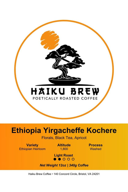 Ethiopia Yirgacheffe Kochere - Haiku Brew