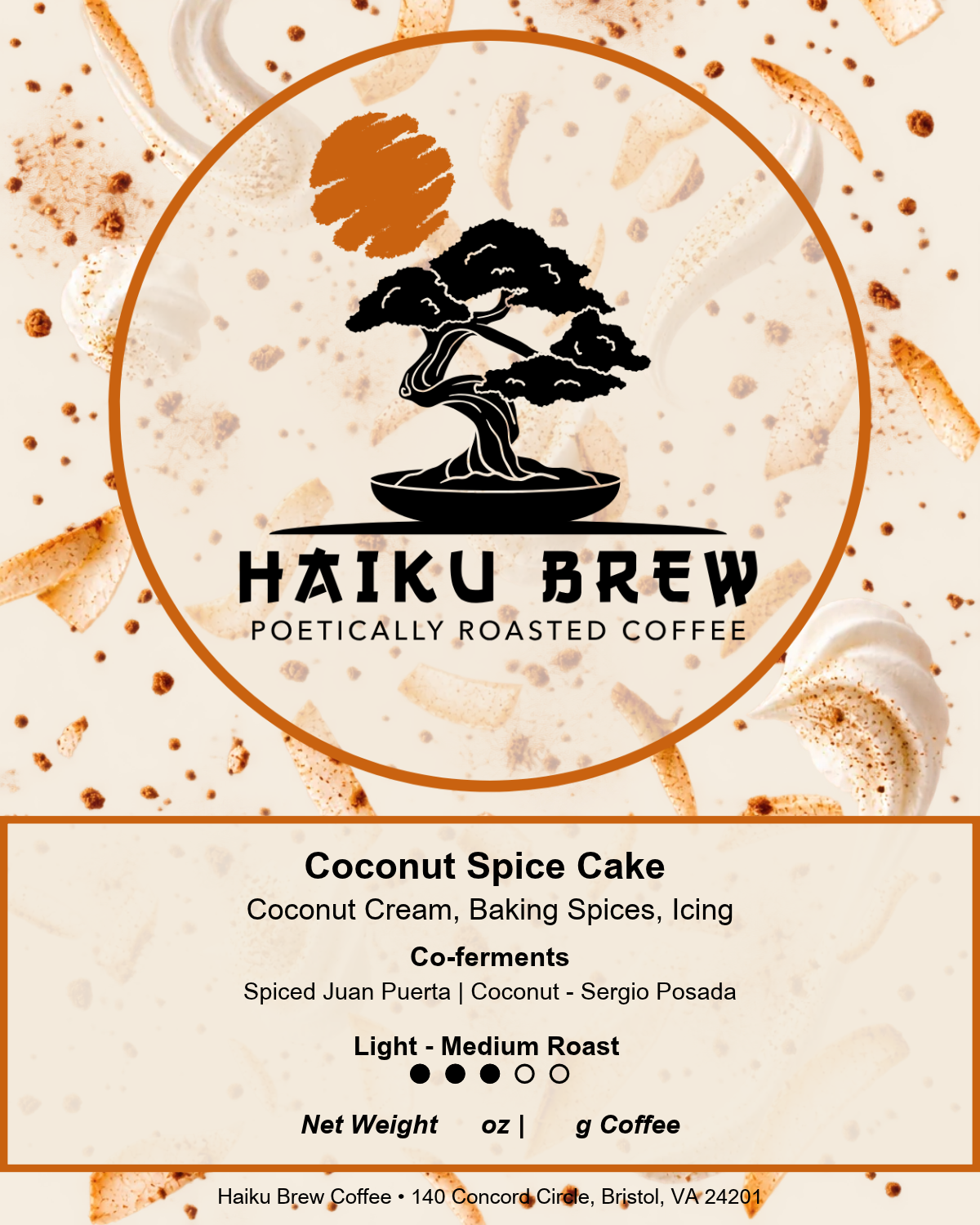 Coconut Spice Cake