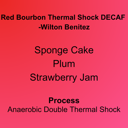 Wilton Benitez Double Thermal Shock Red Bourbon DECAF