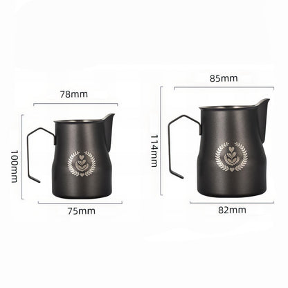 Non-Stick Latte Art Milk Pitcher for Cappuccino - Haiku Brew