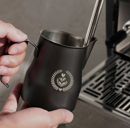 Non-Stick Latte Art Milk Pitcher for Cappuccino - Haiku Brew