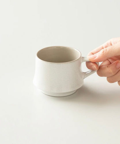 ORIGAMI Flare Coffee Cup with Saucer - 7oz - Haiku Brew