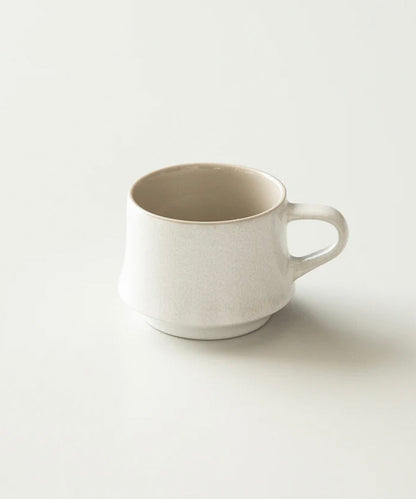 ORIGAMI Flare Coffee Cup with Saucer - 7oz - Haiku Brew