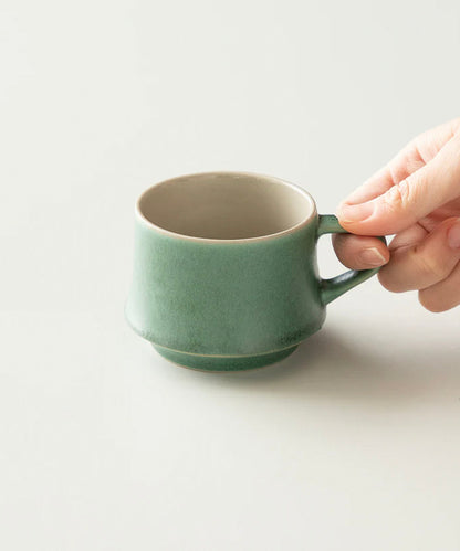 ORIGAMI Flare Coffee Cup with Saucer - 7oz - Haiku Brew