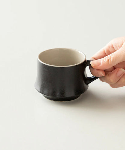 ORIGAMI Flare Coffee Cup with Saucer - 7oz - Haiku Brew