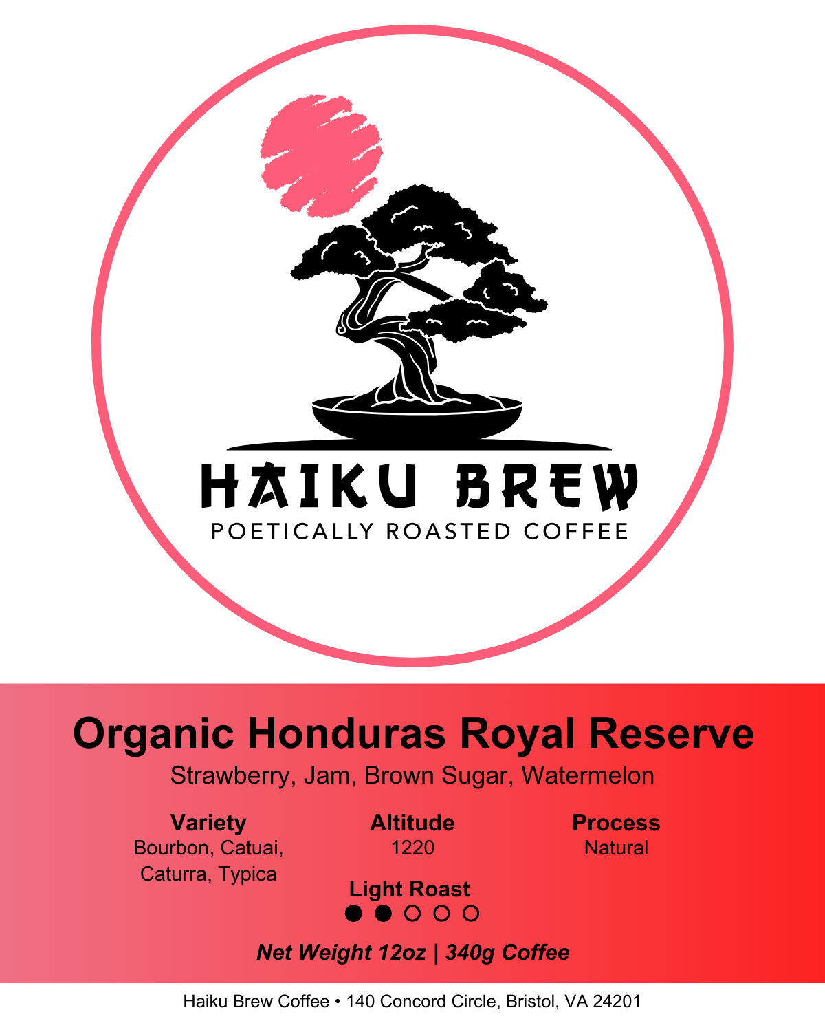 Organic Honduras Royal Reserve - Haiku Brew