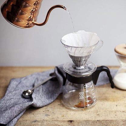 V60 Plastic Coffee Dripper 02 - Clear - Haiku Brew