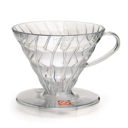V60 Plastic Coffee Dripper 02 - Clear - Haiku Brew